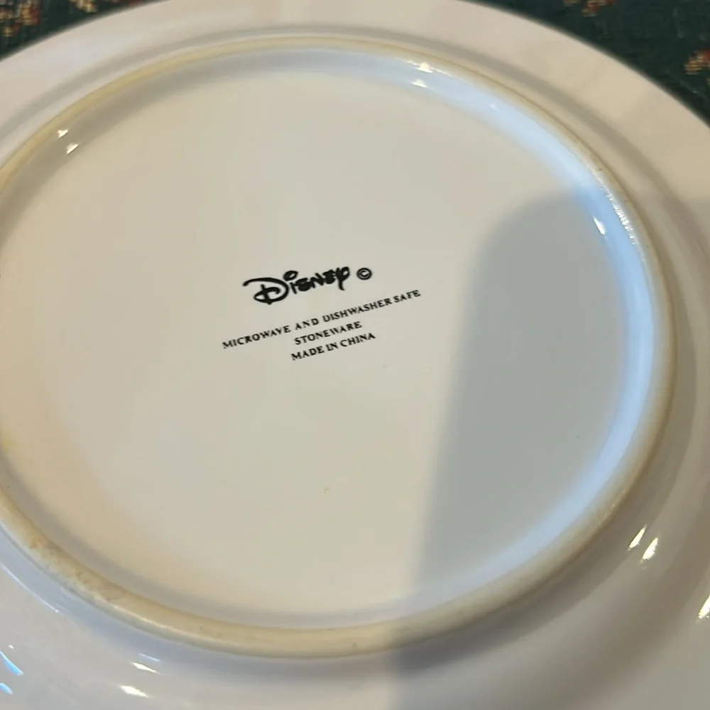 Vintage Minnie, mouse salad and soup plate with saucer in great shape themed - Picture 6 of 10